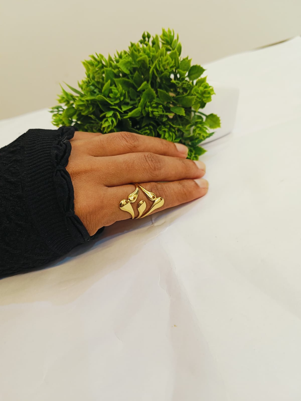 Bold Flame Design Ring